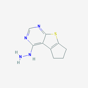 4-hydrazino-6,7-dihydro-5H-cyclopenta[4,5]thieno[2,3-d]pyrimidine图片