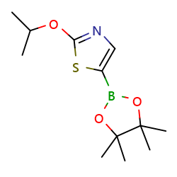 2-(isopropoxy)thiazole-5-boronicacidpinacolester图片
