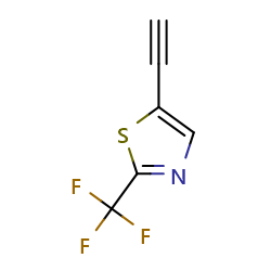 5-ethynyl-2-(trifluoromethyl)-1,3-thiazole图片