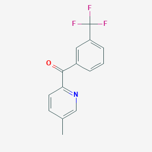 5-Methyl-2-(3-trifluoromethylbenzoyl)pyridine图片