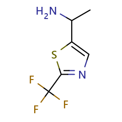 1-[2-(trifluoromethyl)-1,3-thiazol-5-yl]ethan-1-amine图片