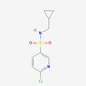 6-Chloro-N-(cyclopropylmethyl)pyridine-3-sulfonamide图片