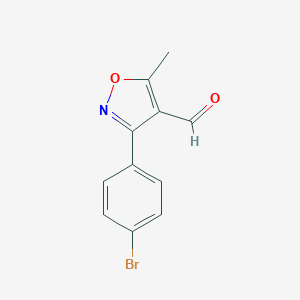 3-(4-Bromophenyl)-5-methylisoxazole-4-carboxaldehyde图片