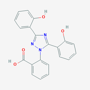 2-[3,5-Bis(2-hydroxyphenyl)-1H-1,2,4-triazol-1-yl]benzoic Acid图片