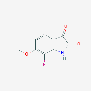 7-FLUORO-6-METHOXYINDOLINE-2,3-DIONE图片