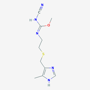 N-Cyano-N'-[2-[[(5-methyl-1H-imidazol-4-yl)methyl]thio]ethyl]-carbamimidic Acid Methyl Ester图片