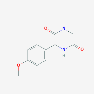 3-(4-methoxyphenyl)-1-methylpiperazine-2,5-dione图片