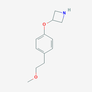 3-Azetidinyl 4-(2-methoxyethyl)phenyl ether图片