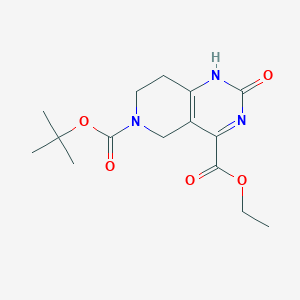 6-tert-butyl 4-ethyl 2-hydroxy-7,8-dihydropyrido[4,3-d]pyrimidine-4,6(5h)-dicarboxylate图片