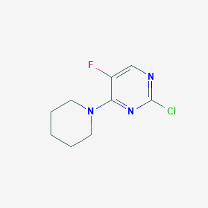 2-Chloro-5-fluoro-4-piperidin-1-ylpyrimidine图片