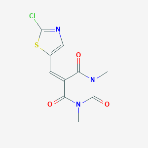 5-[(2-Chloro-1,3-thiazol-5-yl)methylene]-1,3-dimethyl-2,4,6(1H,3H,5H)-pyrimidinetrione图片