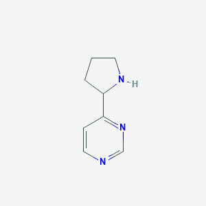 4-Pyrrolidin-2-ylpyrimidine hydrochloride图片