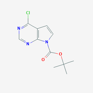 tert-butyl 4-chloro-7H-pyrrolo[2,3-d]pyrimidine-7-carboxylate图片