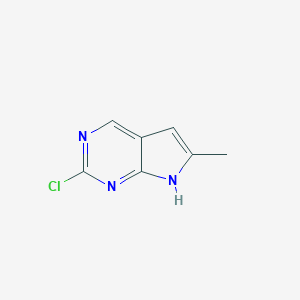 2-Chloro-6-methyl-7H-pyrrolo[2,3-d]pyrimidine图片
