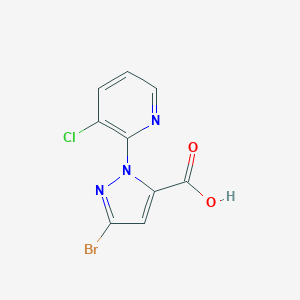 3-溴-1-(3-氯-2-吡啶)-1H-吡唑-5-羧酸图片