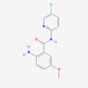 N-(5-氯-2-吡啶)-5-甲氧基-2-氨基苯甲酰胺图片