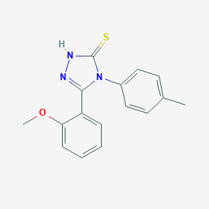 5-(2-Methoxyphenyl)-4-(4-methylphenyl)-4H-1,2,4-triazole-3-thiol图片