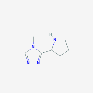 4-Methyl-3-(pyrrolidin-2-yl)-4h-1,2,4-triazole图片