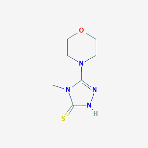 4-methyl-5-(morpholin-4-yl)-4H-1,2,4-triazole-3-thiol图片