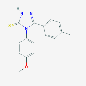 4-(4-Methoxyphenyl)-5-(4-methylphenyl)-4H-1,2,4-triazole-3-thiol图片
