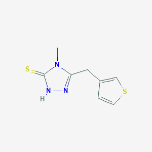 4-Methyl-3-[(thien-3-yl)methyl]-5-thio-4H-1,2,4-triazole图片