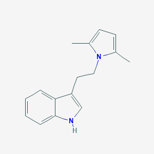 3-[2-(2,5-Dimethyl-1H-pyrrol-1-yl)ethyl]-1H-indole图片