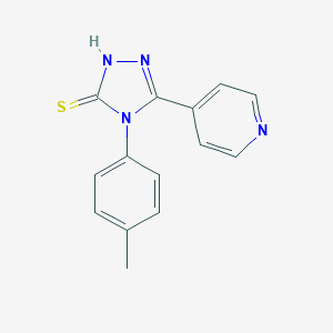 4-(4-Methylphenyl)-5-(pyridin-4-yl)-4H-1,2,4-triazole-3-thiol图片