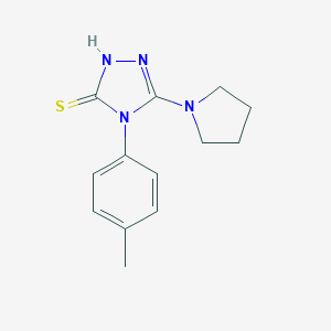 4-(4-Methylphenyl)-5-(pyrrolidin-1-yl)-4H-1,2,4-triazole-3-thiol图片