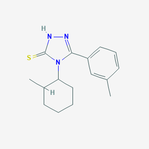4-(2-Methylcyclohexyl)-5-(3-methylphenyl)-4H-1,2,4-triazole-3-thiol图片