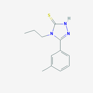 5-(3-Methylphenyl)-4-propyl-4H-1,2,4-triazole-3-thiol图片