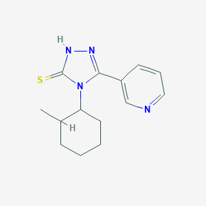 4-(2-Methylcyclohexyl)-5-(pyridin-3-yl)-4H-1,2,4-triazole-3-thiol图片