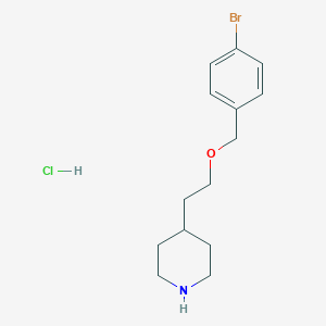 4-{2-[(4-Bromobenzyl)oxy]ethyl}piperidinehydrochloride图片