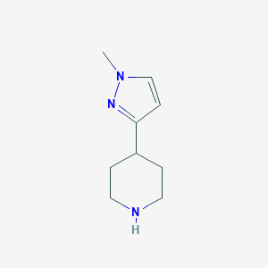 4-(1-methyl-1H-pyrazol-3-yl)piperidine图片