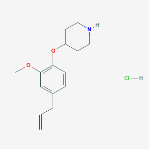 4-(4-Allyl-2-methoxyphenoxy)piperidinehydrochloride图片