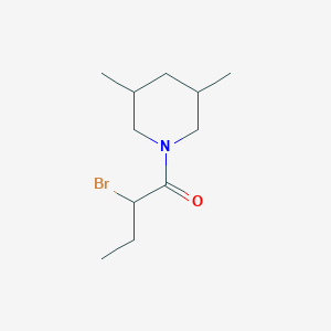 1-(2-Bromobutanoyl)-3,5-dimethylpiperidine图片