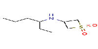 3-[(hexan-3-yl)amino]-1λ?-thietane-1,1-dione图片