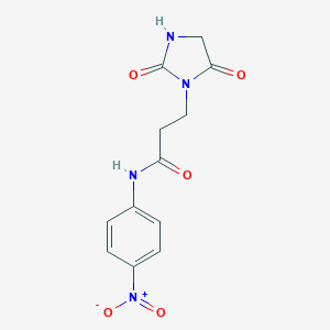 3-(2,5-Dioxoimidazolidin-1-yl)-N-(4-nitrophenyl)propanamide图片