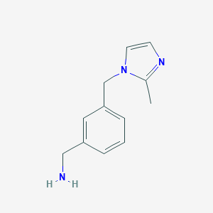 {3-[(2-methyl-1H-imidazol-1-yl)methyl]phenyl}methanamine图片