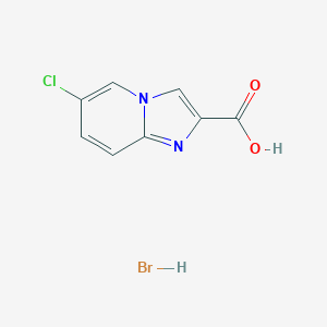 6-chloroimidazo[1,2-a]pyridine-2-carboxylic acid hydrobromide hydrate图片
