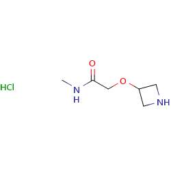2-(azetidin-3-yloxy)-N-methylacetamidehydrochloride图片