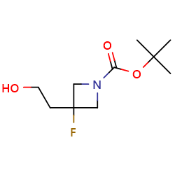 tert-butyl3-fluoro-3-(2-hydroxyethyl)azetidine-1-carboxylate图片