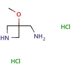 (3-methoxyazetidin-3-yl)methanaminedihydrochloride图片