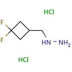 (3,3-difluorocyclobutyl)methylhydrazinedihydrochloride图片