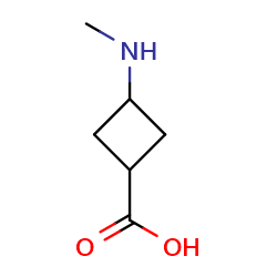 3-(methylamino)cyclobutane-1-carboxylicacid图片