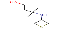 3-methyl-3-[(thietan-3-yl)amino]pentan-1-ol图片