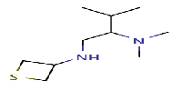 N-[2-(dimethylamino)-3-methylbutyl]thietan-3-amine图片