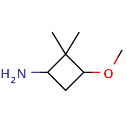 3-methoxy-2,2-dimethylcyclobutan-1-amine图片