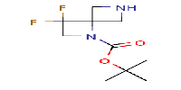 tert-butyl3,3-difluoro-1,6-diazaspiro[3,3]heptane-1-carboxylate图片
