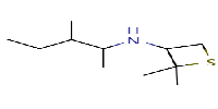 2,2-dimethyl-N-(3-methylpentan-2-yl)thietan-3-amine图片