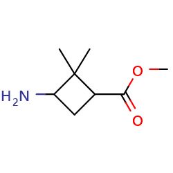 methyl3-amino-2,2-dimethylcyclobutane-1-carboxylate图片